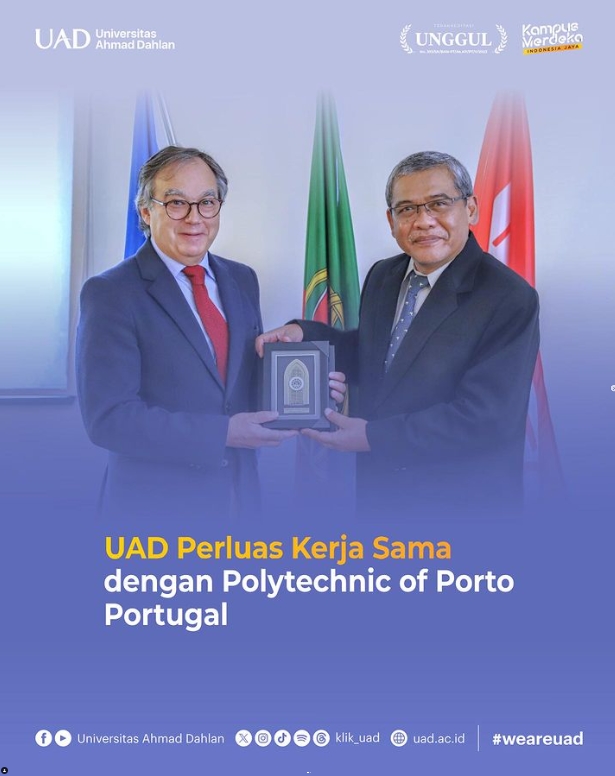 UAD kerjasama dengan School of Accounting and Business (ISCAP), Polytechnic of Porto Portugal (P Porto).